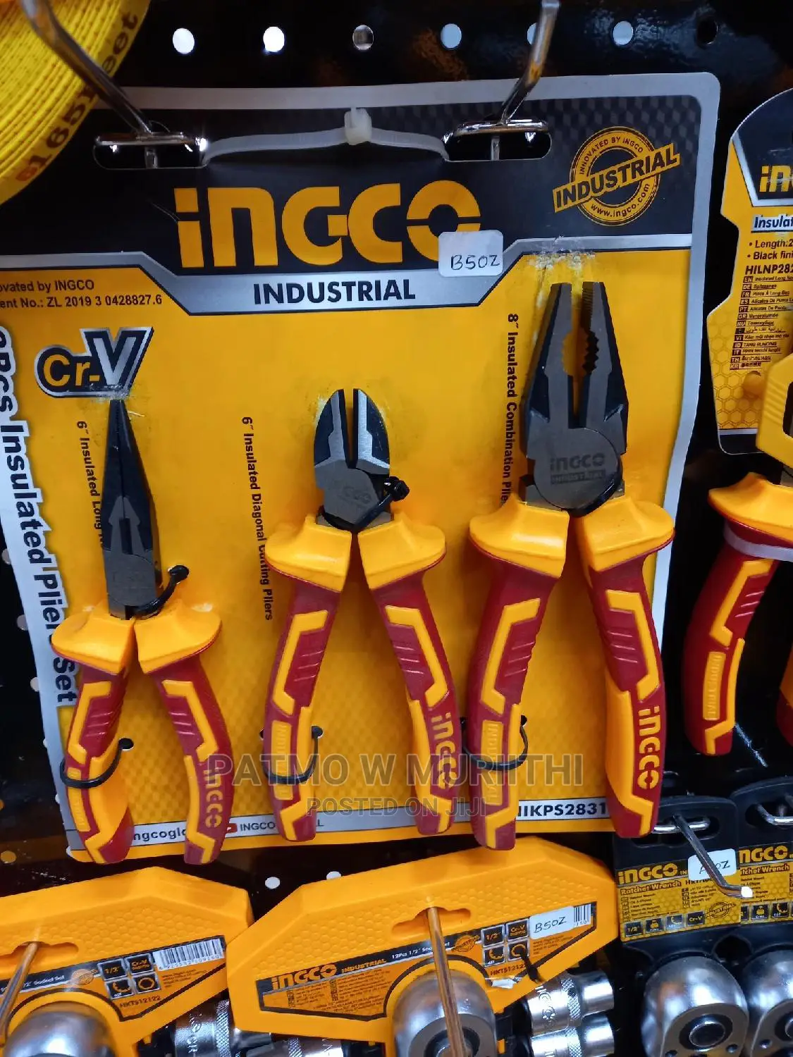 3psc Insulated Plier Set