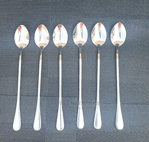 Long Tea Spoons 6 Pieces