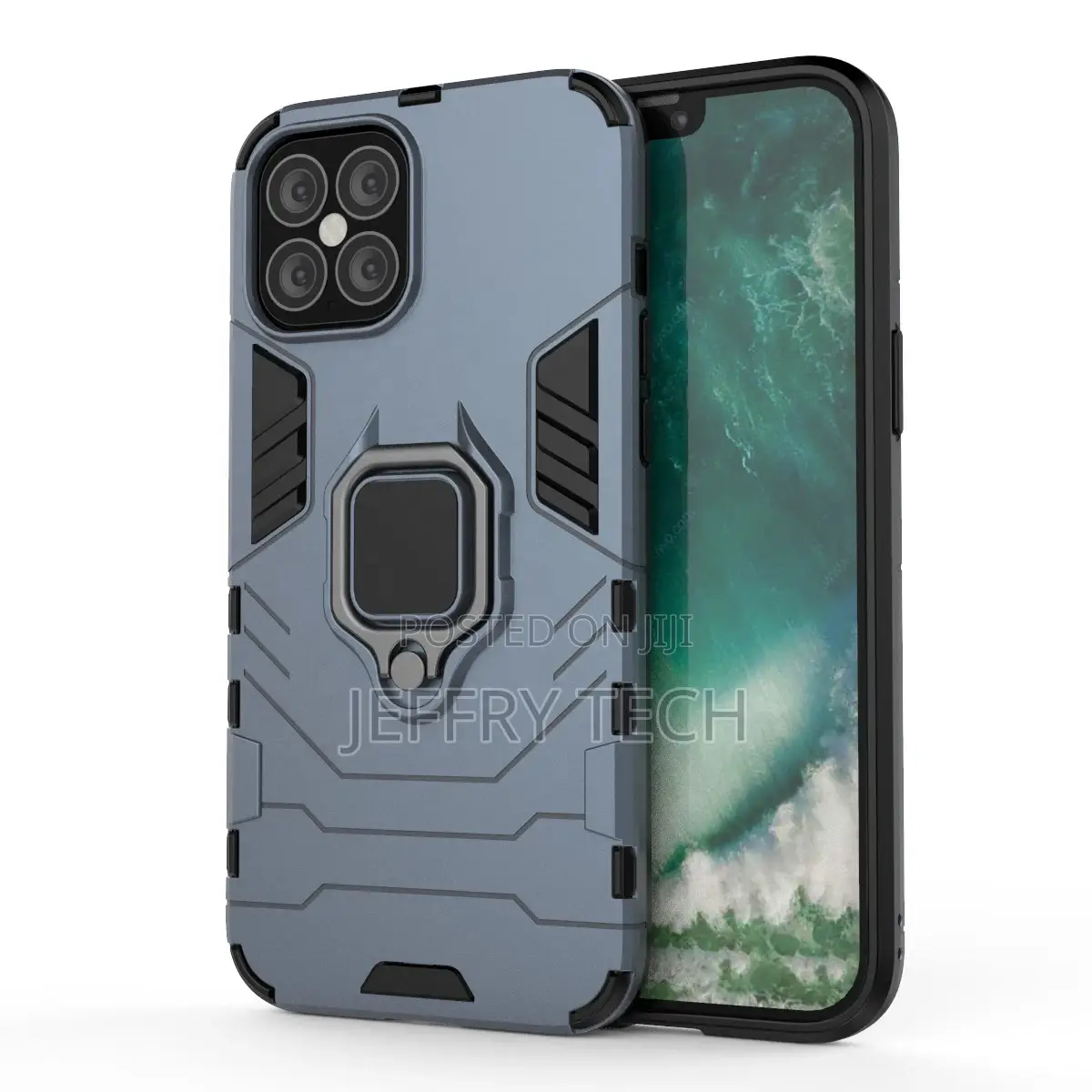Shockproof Metal Hard Ring Holder for Cover 11 Pro Max Iphon