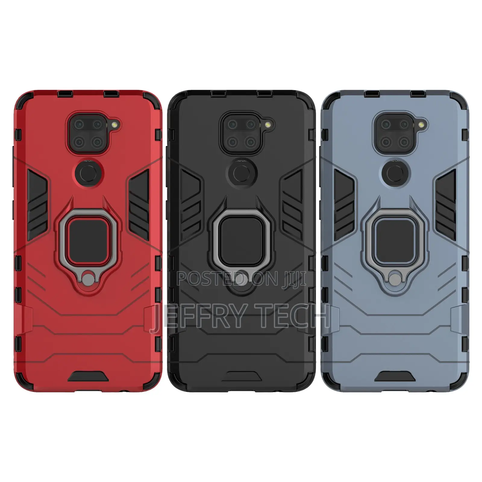 Back Cover for Redmi Note 10 9 9S 9 PRO Silicone TPU PC 2 In