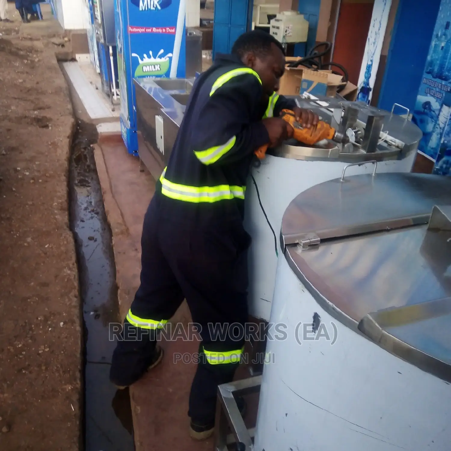 Milk Processing Pasteurizer and Chillers - Installation