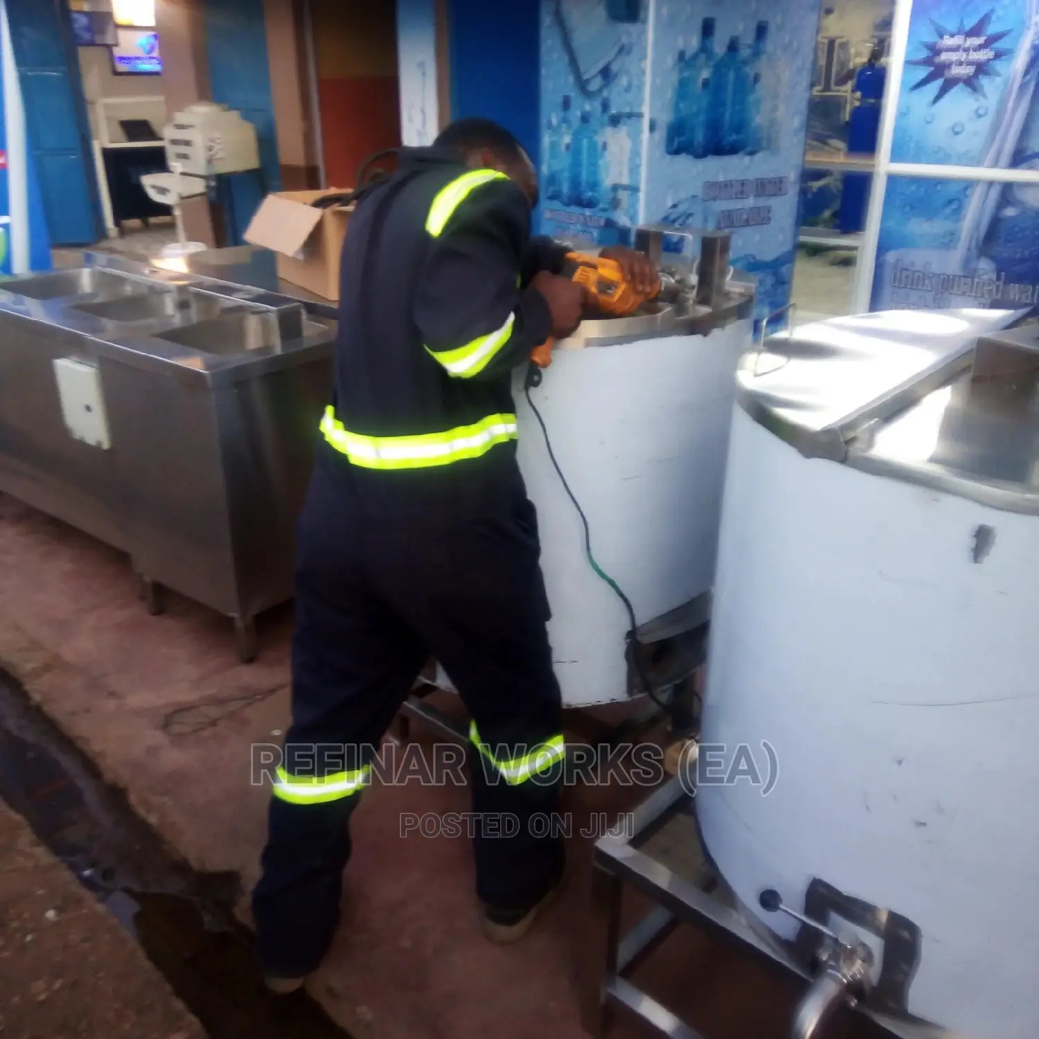 Milk Processing Pasteurizer and Chillers - Installation