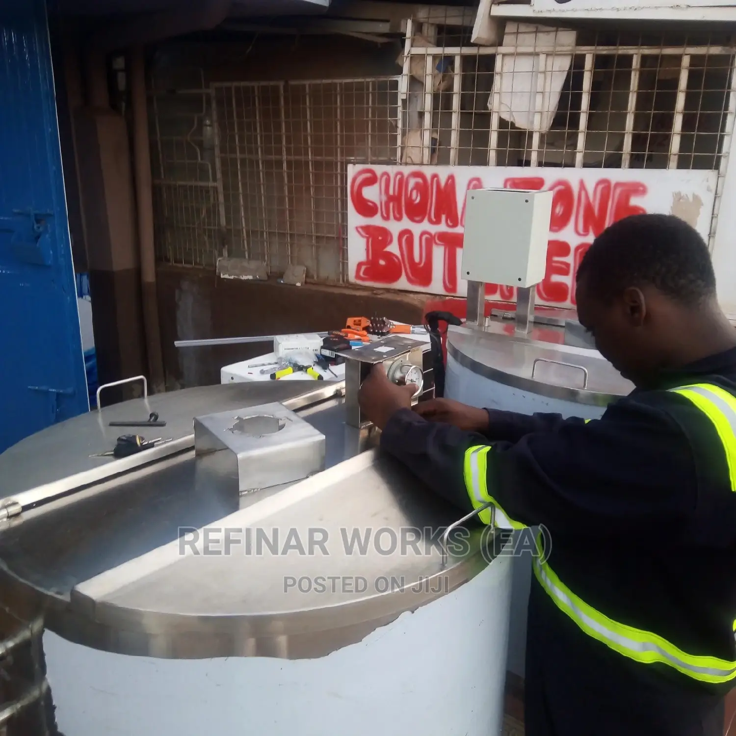 Milk Processing Pasteurizer and Chillers - Installation