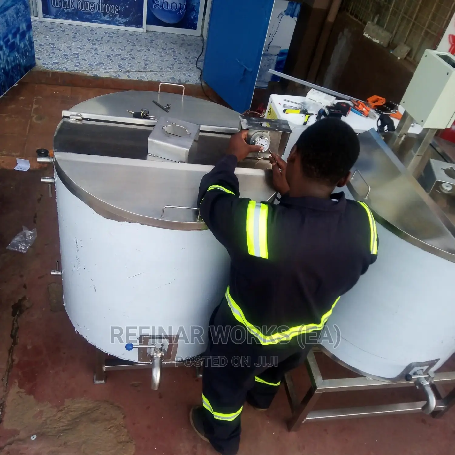 Milk Processing Pasteurizer and Chillers - Installation