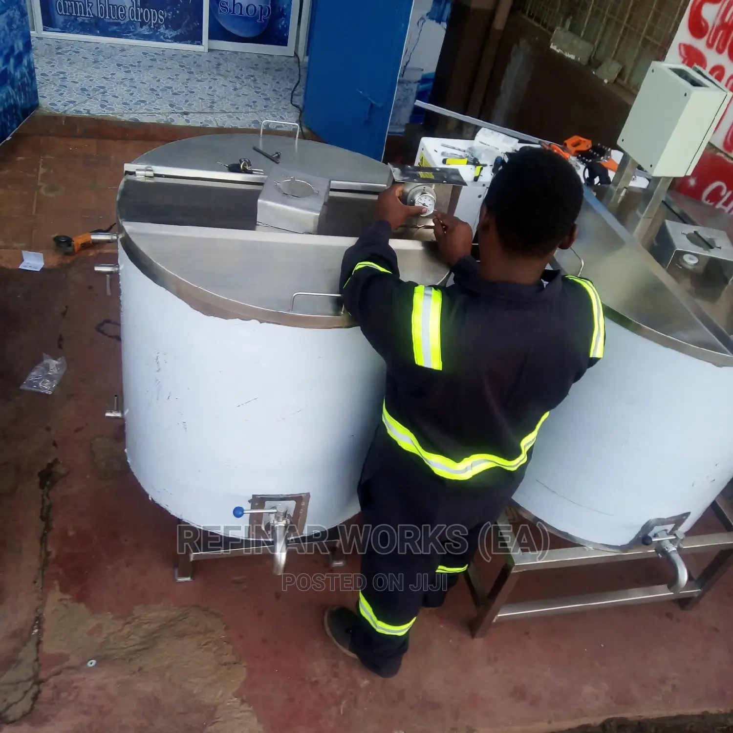 Milk Processing Pasteurizer and Chillers - Installation