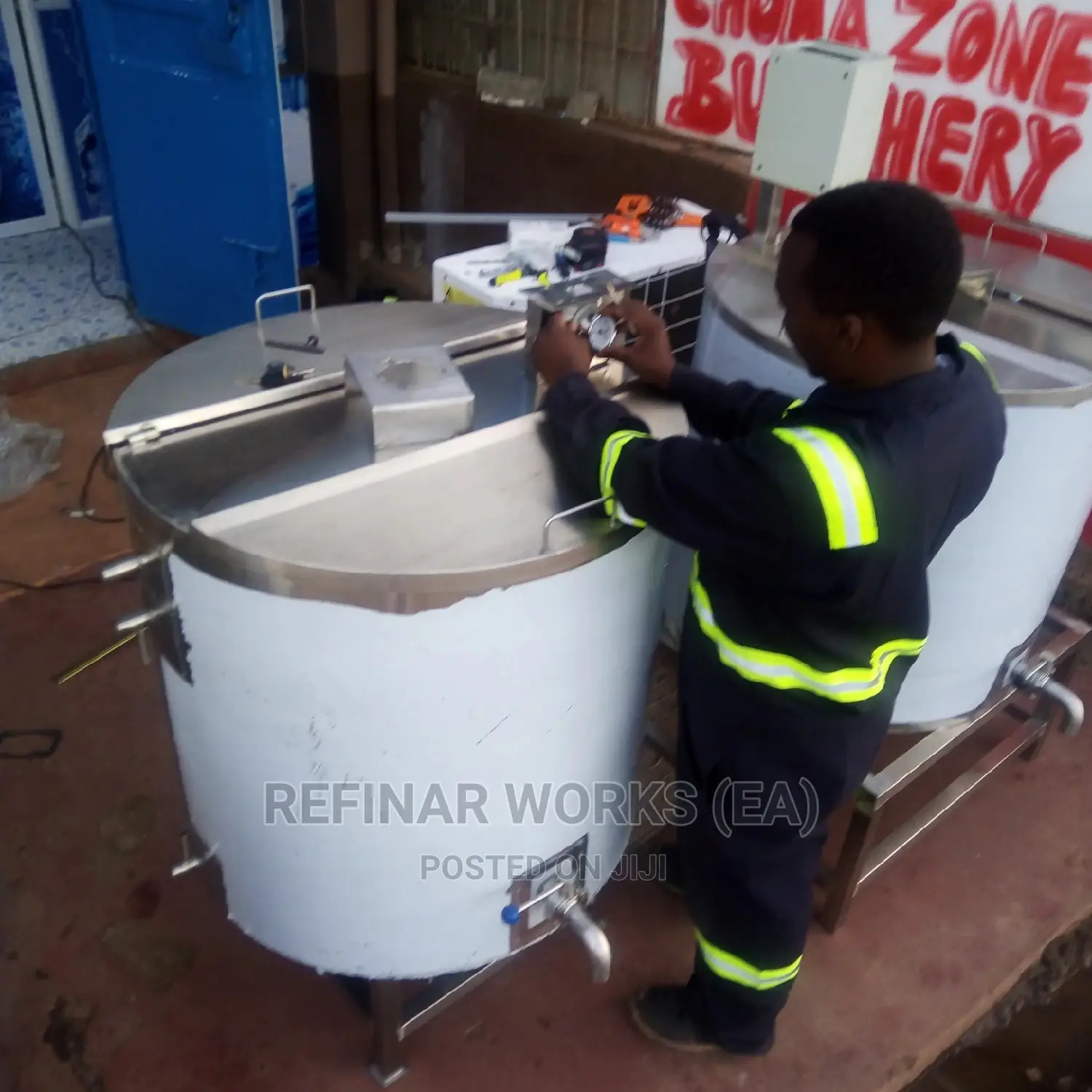 Milk Processing Pasteurizer and Chillers - Installation