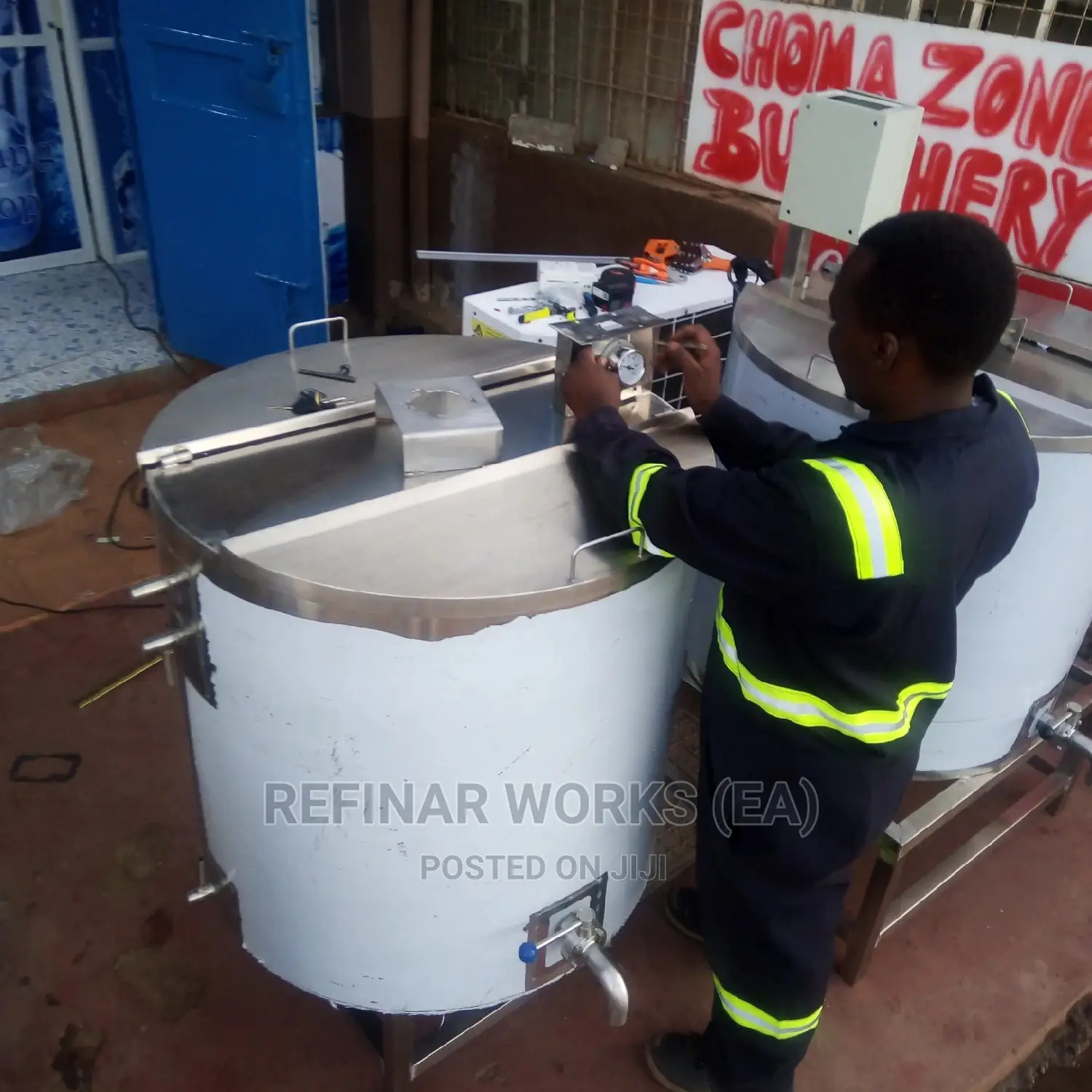 Milk Processing Pasteurizer and Chillers - Installation