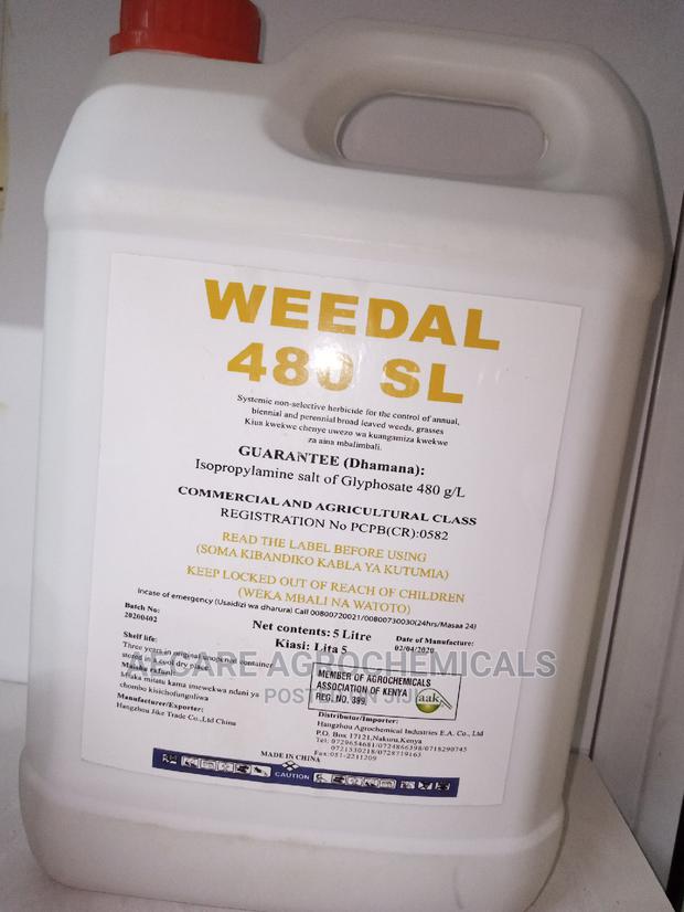 Weedal 480sl Herbicide 5litres - thumbnail 2