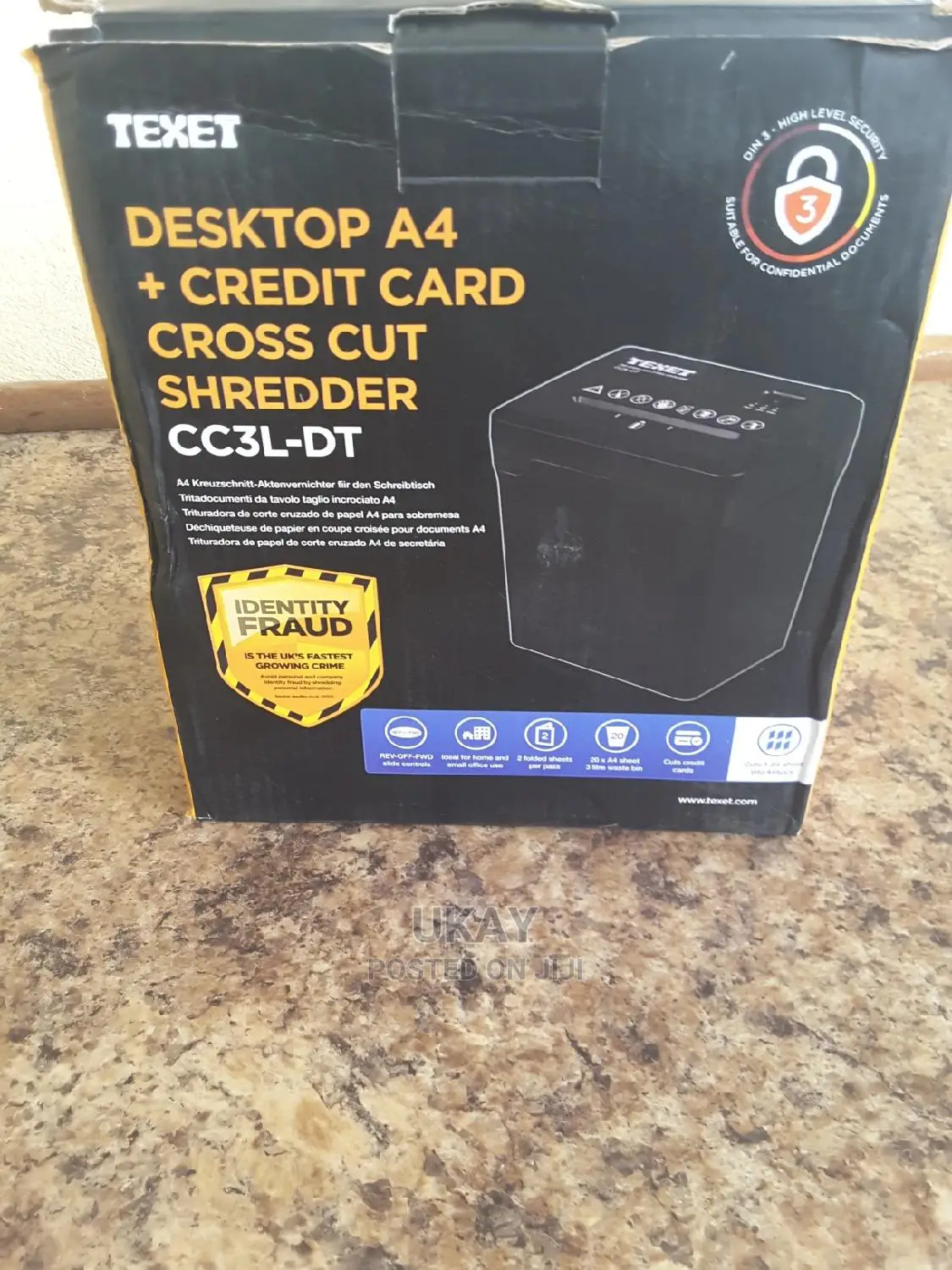 Uk-Shredder CC3L-DT
