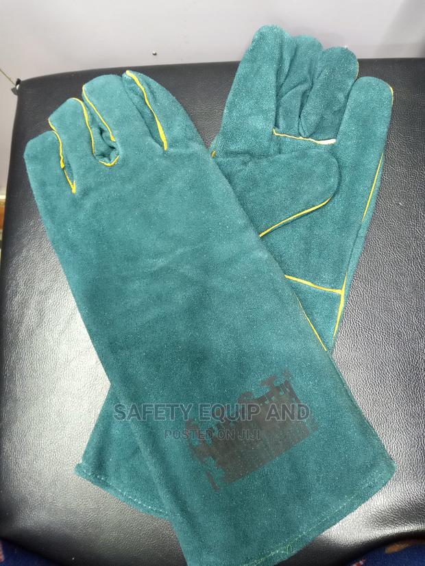 Welding Leather Long Gloves