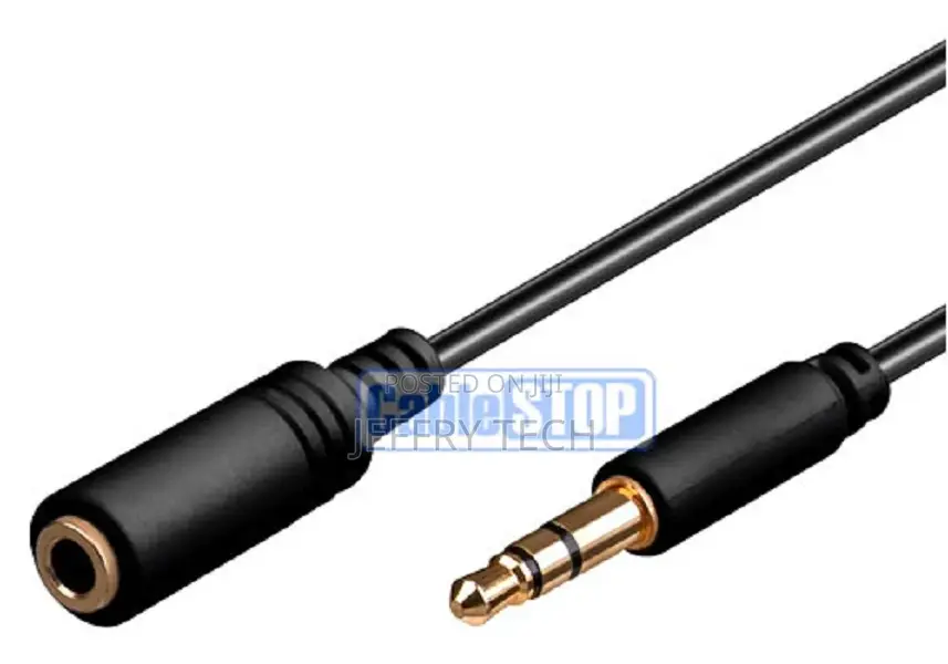 3M SLIM 3.5mm Mini Stereo Jack Plug to Socket Audio Headphon