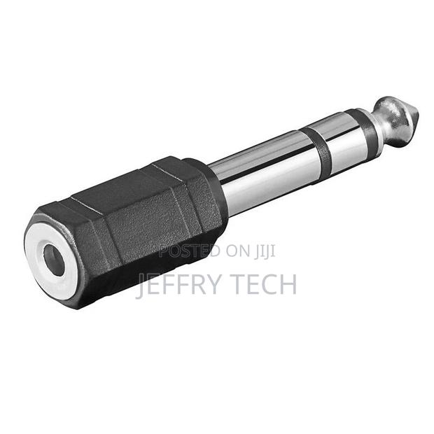 Phono Stereo Adapter 3,5mm Jack Clutch Socket to 6,3mm Headp - main view