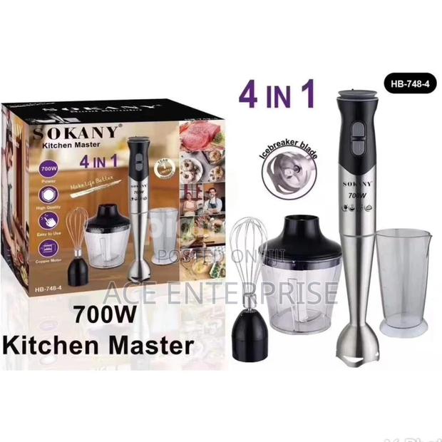 4 in 1 Sokany Hand Blender. - main view