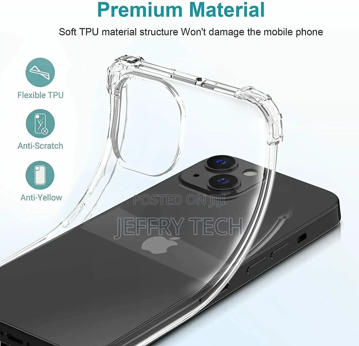 Clear Shockproof Bumper Case for iPhone 13 12 Pro Max Mini 1
