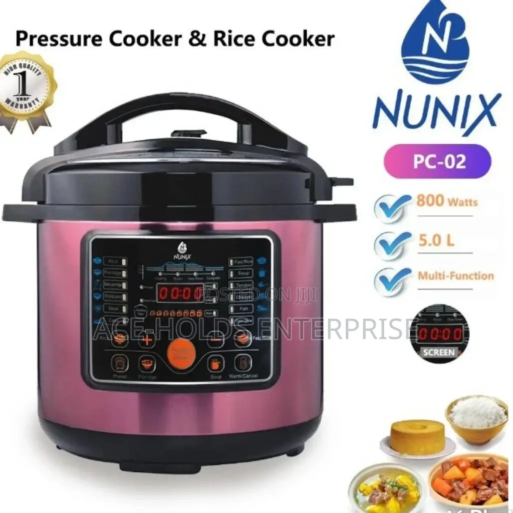 5.0l Pc-02 Nunix Electric Pressure Cooker.