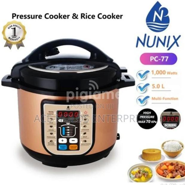 Brand New Pc-77 Nunix Electric Pressure Cooker-High Pressure