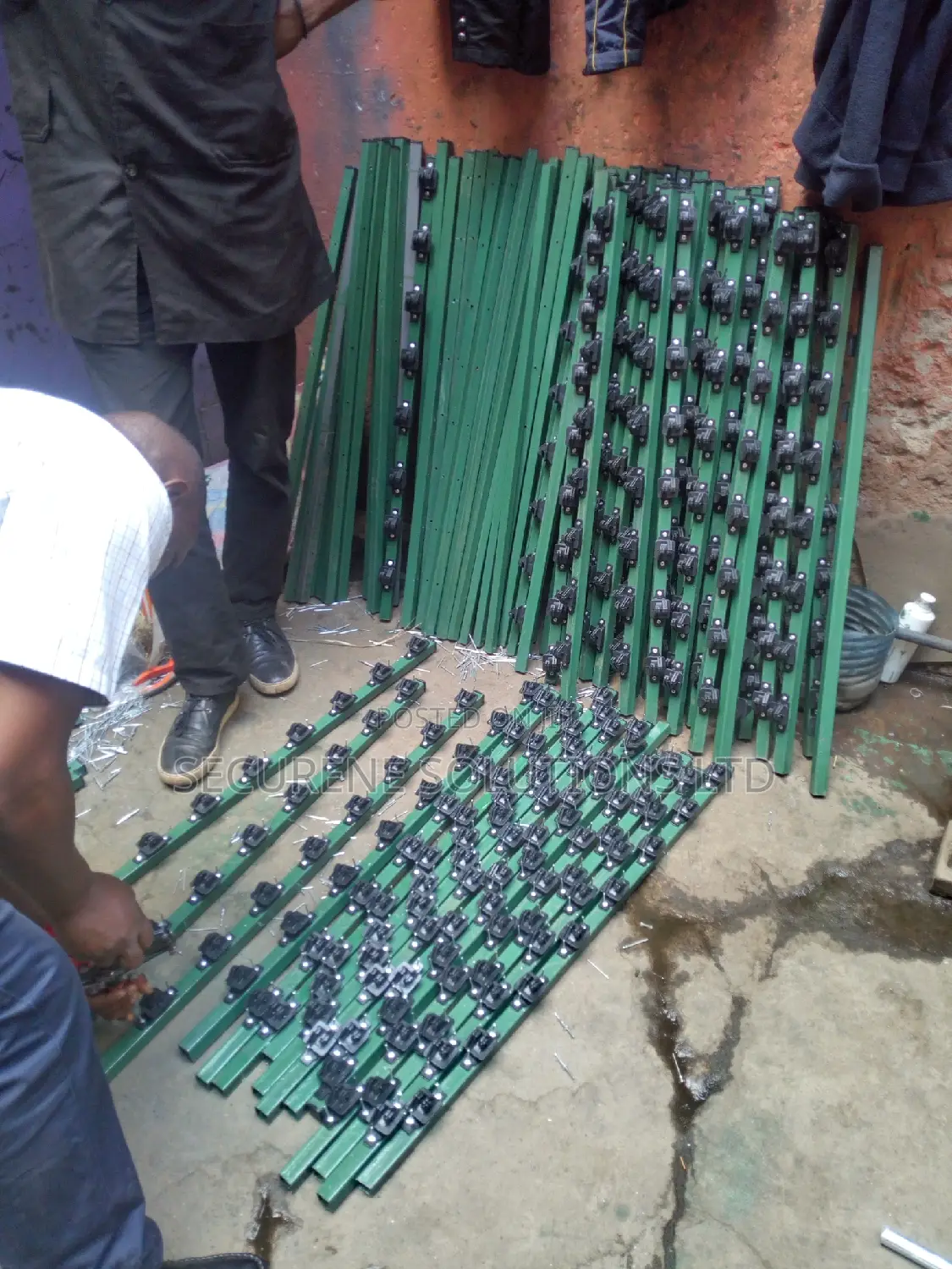 W Posts for Electric Fence Wall Mount