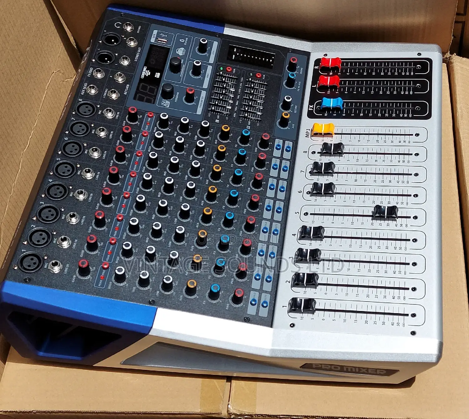 8channel Pev PRO Mixer Amplifier