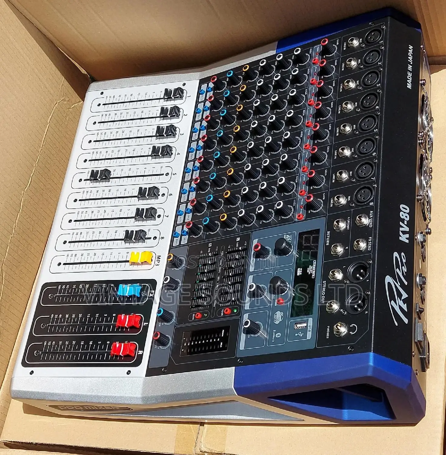 8channel Pev PRO Mixer Amplifier