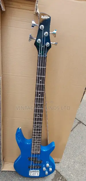 Ibanez 4 Strings Electric Bass Guitar 24fret ( Blue)
