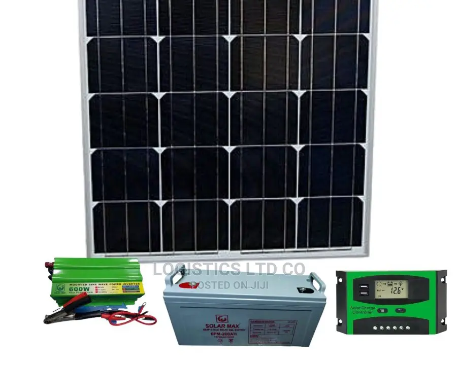 200watts Solar Panel,200ah Battery Plus 600watts Inverter
