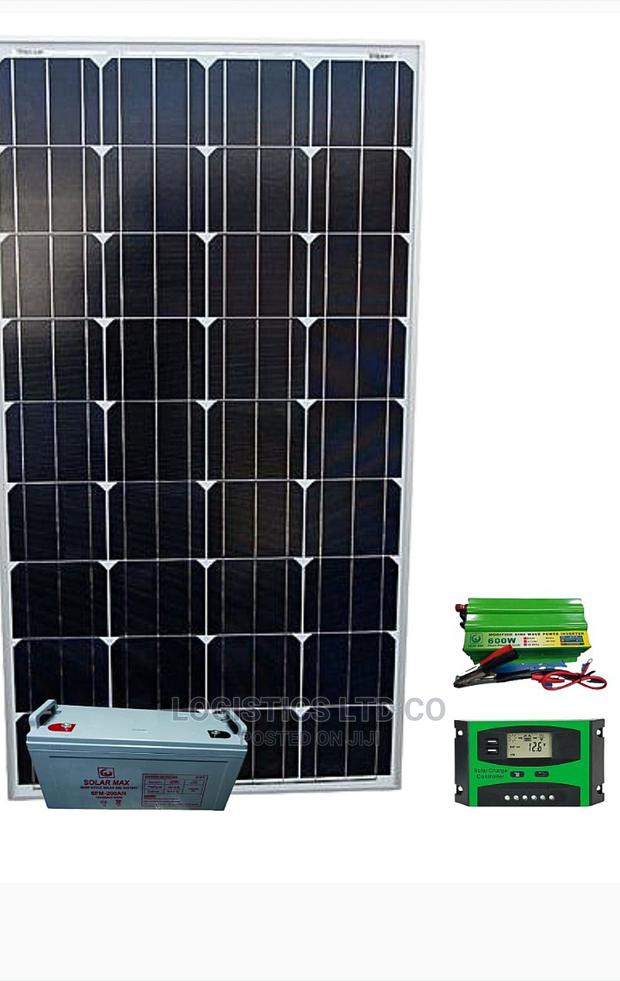 200watts Solar Panel,200ah Battery Plus 600watts Inverter - thumbnail 2