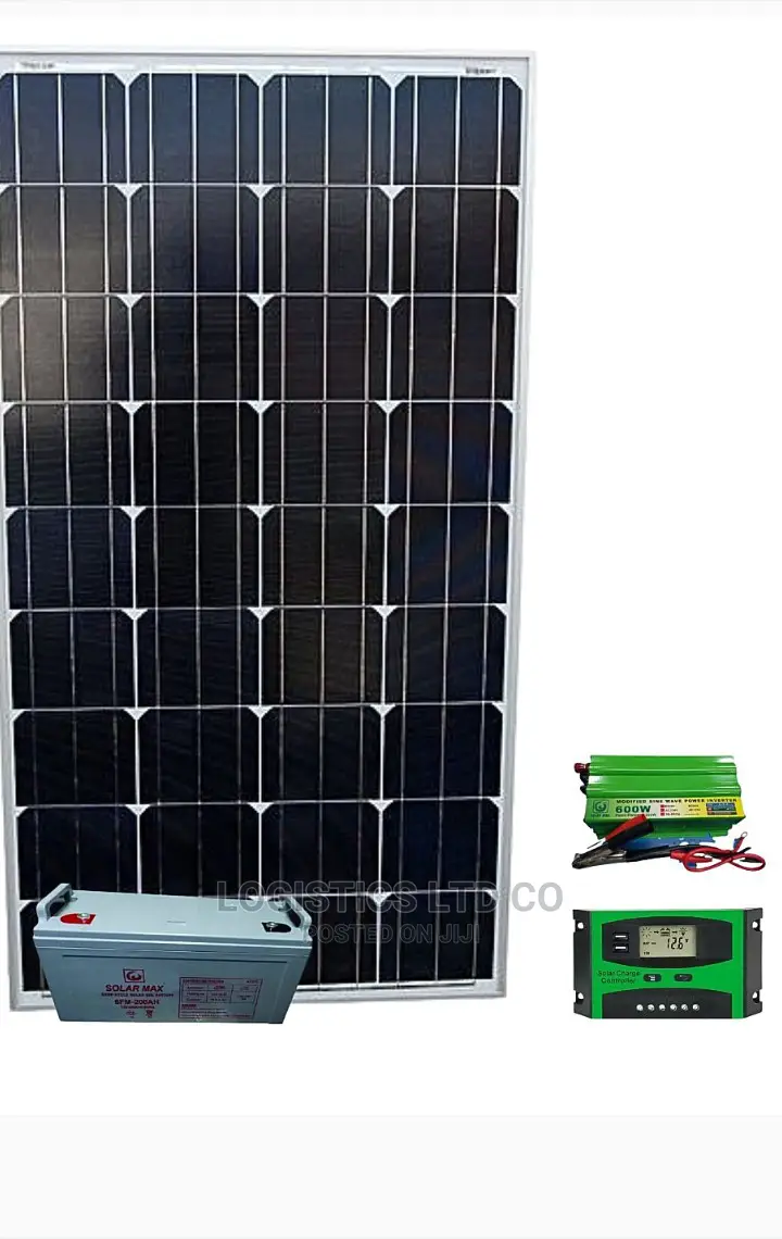 200watts Solar Panel,200ah Battery Plus 600watts Inverter