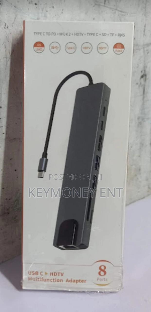 5 Ports Multimedia 4K C 5 IN 1 Type C With SD TF Card Reader