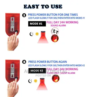Wireless Solar Pir Motion Sensor Alarm
