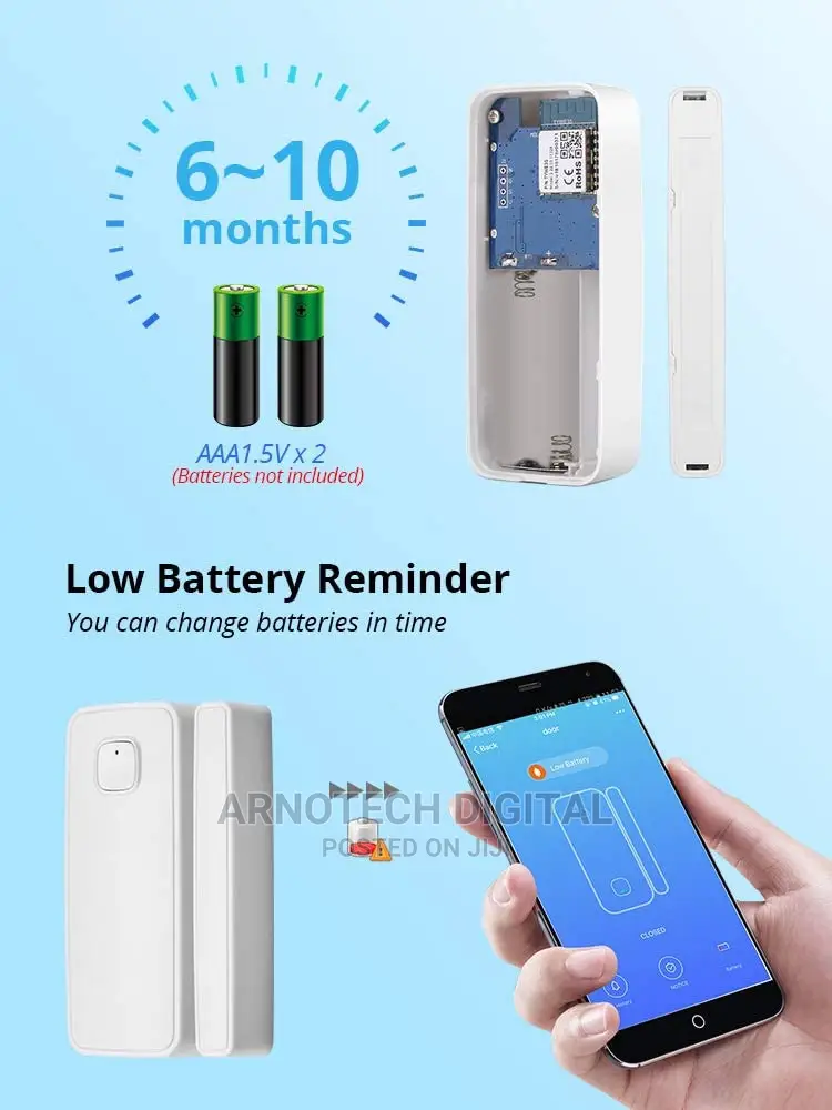 Wireless Smart WI-FI Door/Window Sensor Alarm