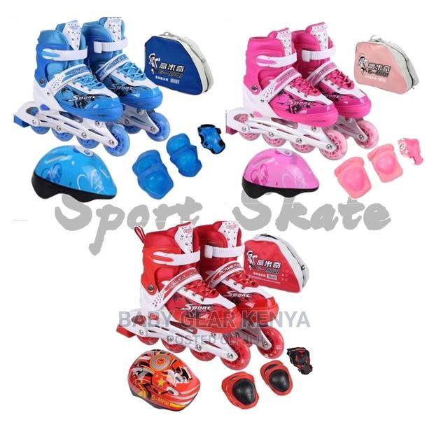 Kids Skates Shoes,Guards N Helmet