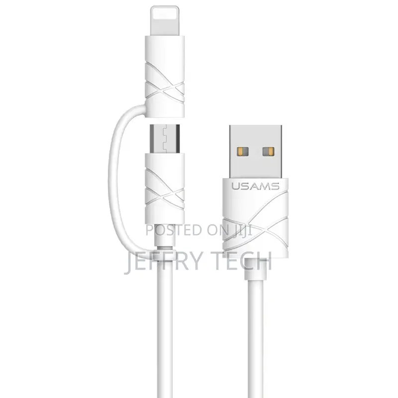 US-SJ077 2 in 1 (IP+MIC) Data Cable --U-Gee Serie