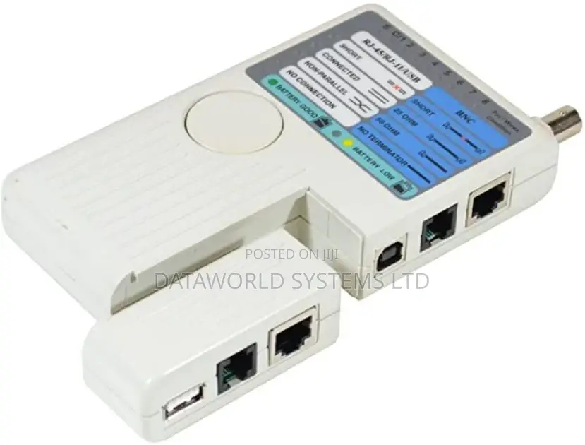 Multi Function RJ45 RJ11 USB, BNC Cable Tester