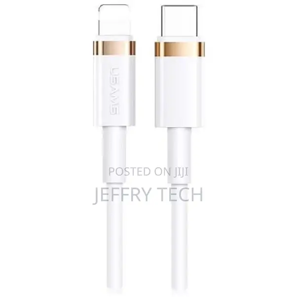 USAMS US-SJ484 U63 Type-C to Lightning 20W PD Fast Charging