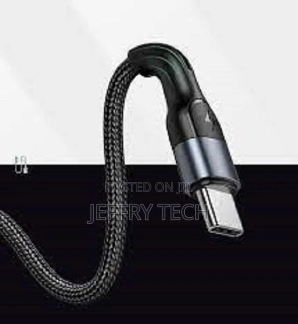 US-SJ449 U55 Type-C Aluminum Alloy Braided Data Cable 1m Se