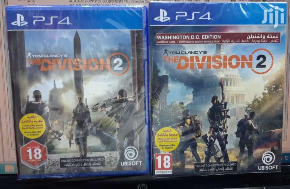 The Division 2 Ps4 and Xbox One