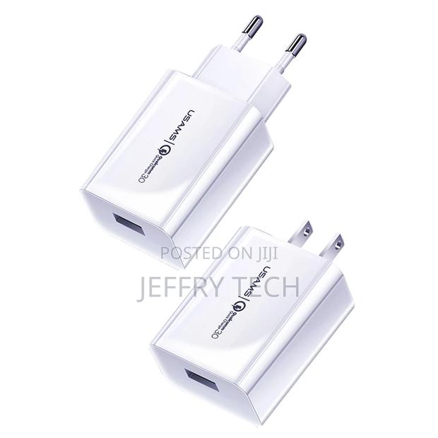 Us-Cc083 T22 Single USB Qc3.0 Travel Charger (Eu