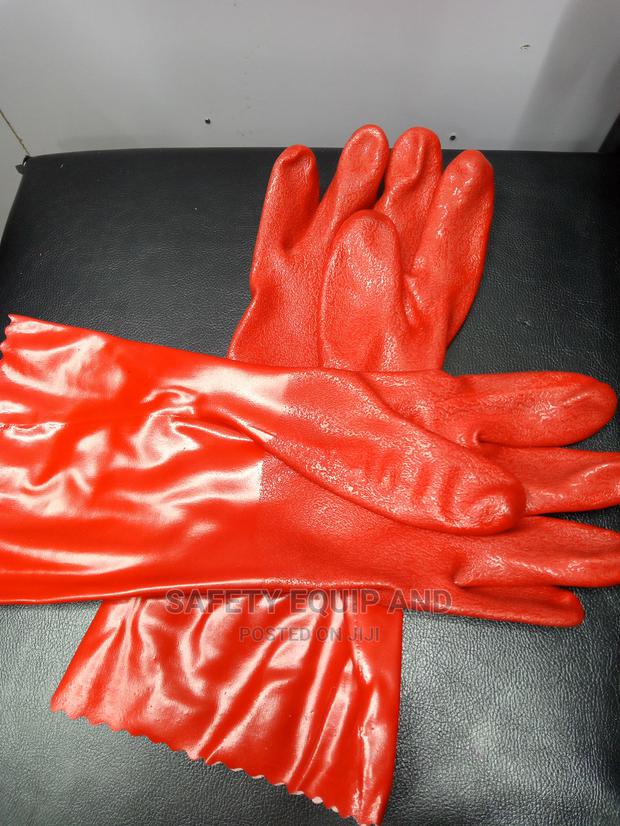 PVC Red Gloves Now in Stock