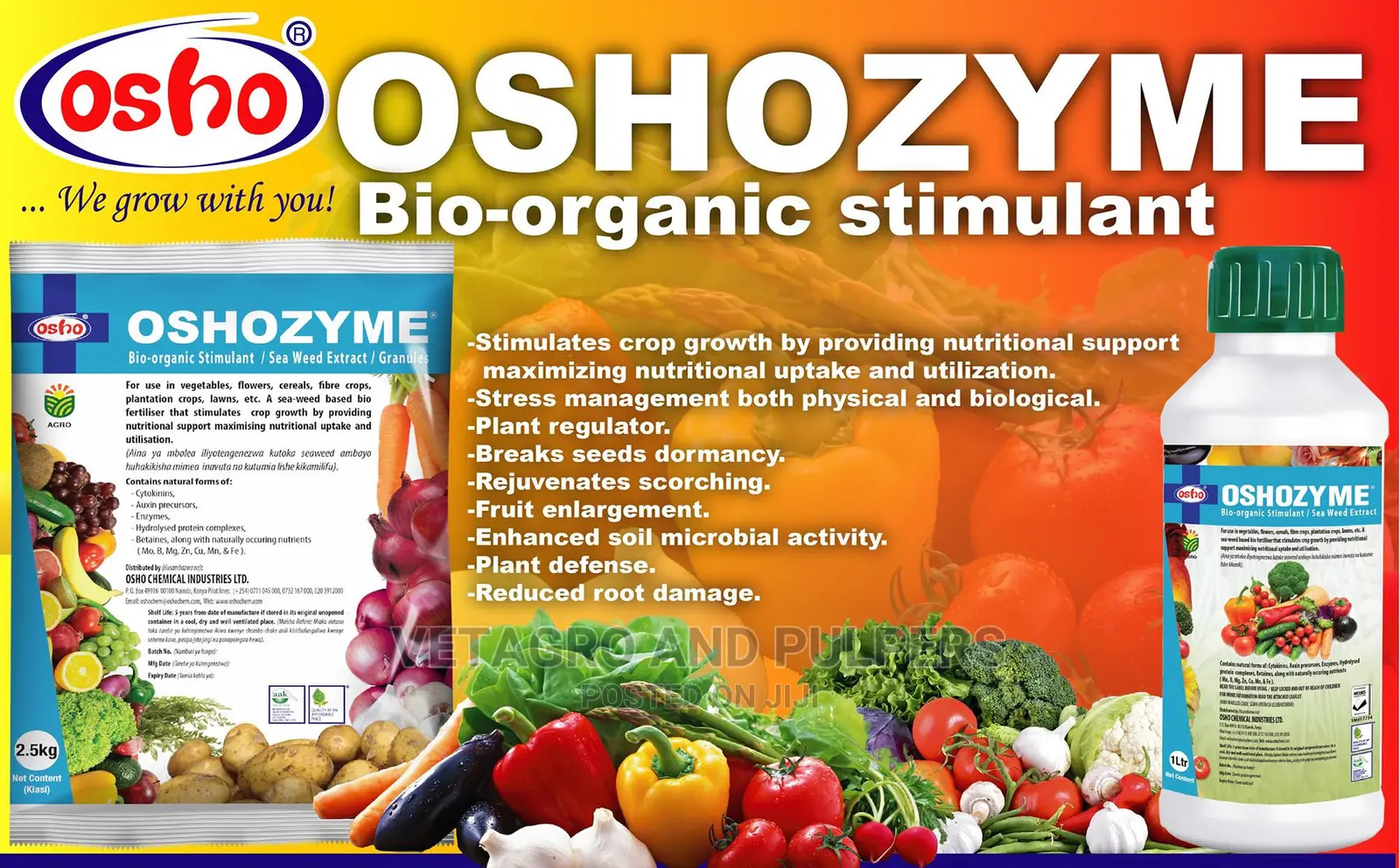 Oshozyme Bio-Organic Stimulant 2.5kg