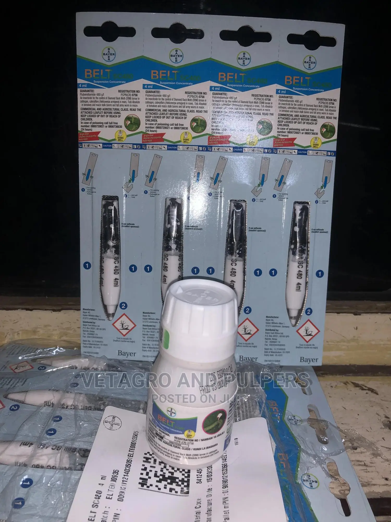Belt 480 SC Insecticide (4ml to 1litre)