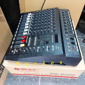 Max 8 Channels Powered Mixer