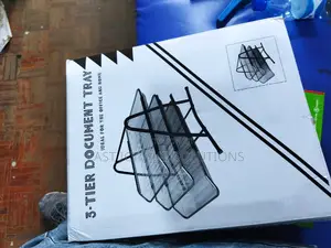 3 Tier Quality Document Tray, Mesh Mettalic