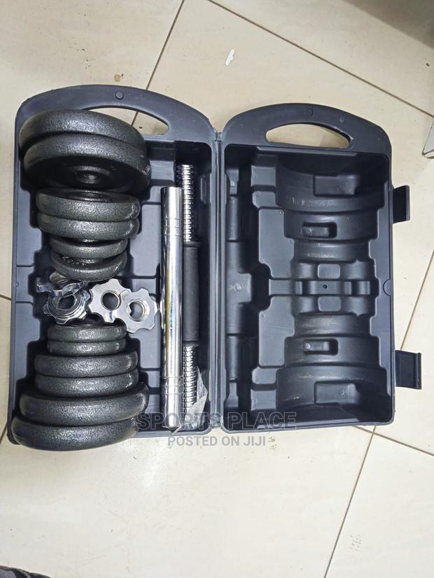 30kg Adjustable Dumbell With Spin Locks