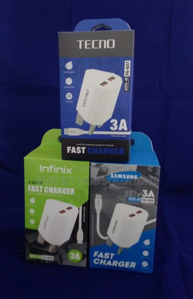Infinix , Samsung and Tecno Fast Chargers Complete Chargers