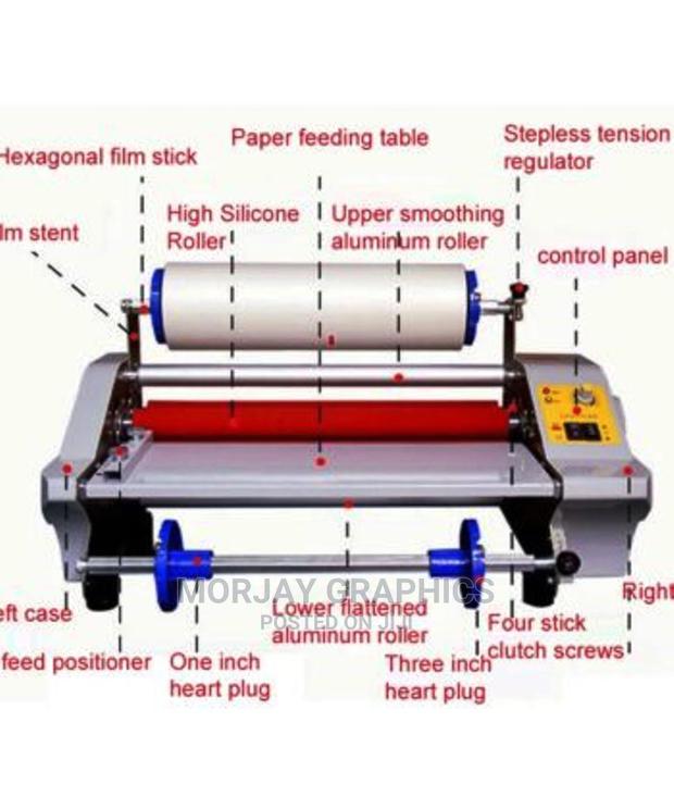 A3 Paper Laminating Machine,Cold Roll Laminator ,Four Roller - main view