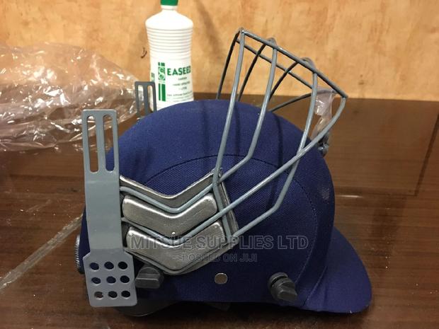 Blue Cricket Helmet