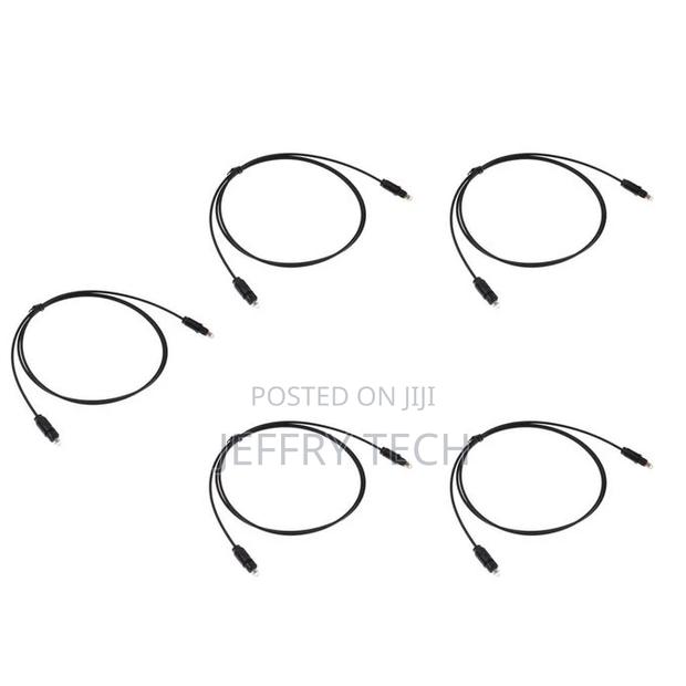 5x Tos Optic Fibre Digital Audio Cable OD22 For DVD Power Am