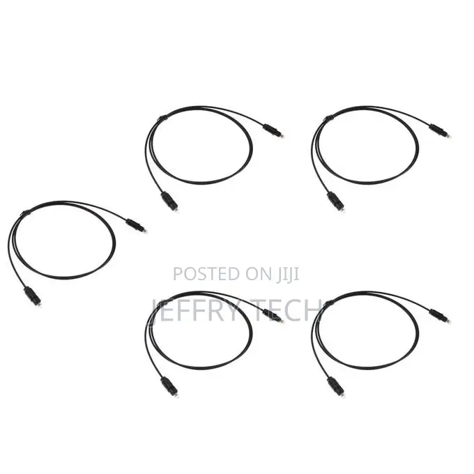 5x Tos Optic Fibre Digital Audio Cable OD22 For DVD Power Am