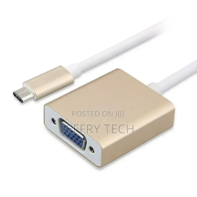 Generic Type C USB 31 Male to VGA Femal Monitor Projector Ad