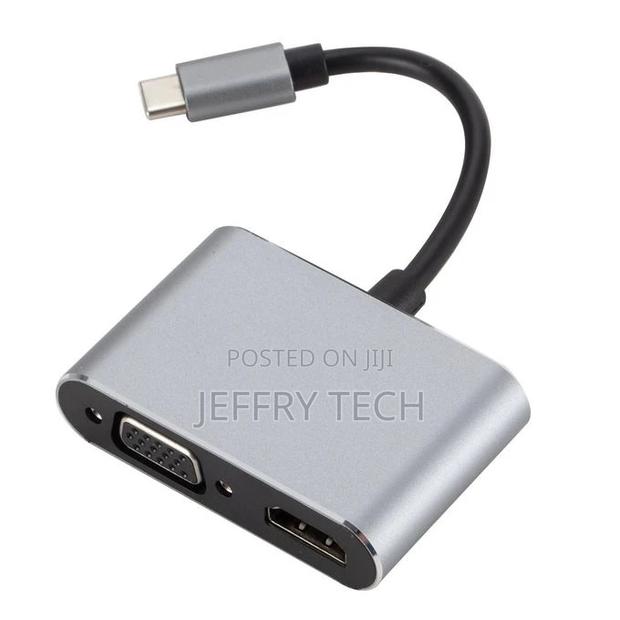 Generic USB-C HDMI VGA Splitter Box - main view